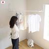 Indoor Clothes Drying Window Frame Clothes Drying Pole Indoor Space Saving Laundry Drying Telescopic Wall Mounted Made In Japan Also Be Used