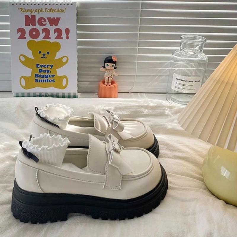 Женские туфли Мэри Джейн на высоком каблуке Туфли в стиле Лолита Женские осенние мокасины Женские дизайнерские весенние туфли-лодочки для ходьбы