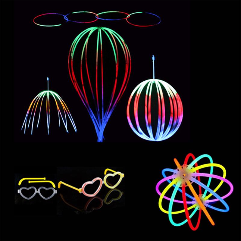 50pcs Party Special Light Stick Children's Non-toxic Luminous Toy Luminous Stick Bracelet Light Stick Party Supplies Toys