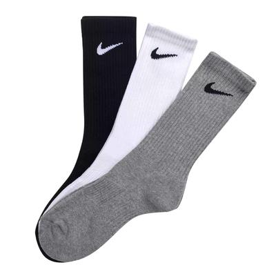 Nike Тренировочные носки Crew, большие, по длине, набор из 3 пар,