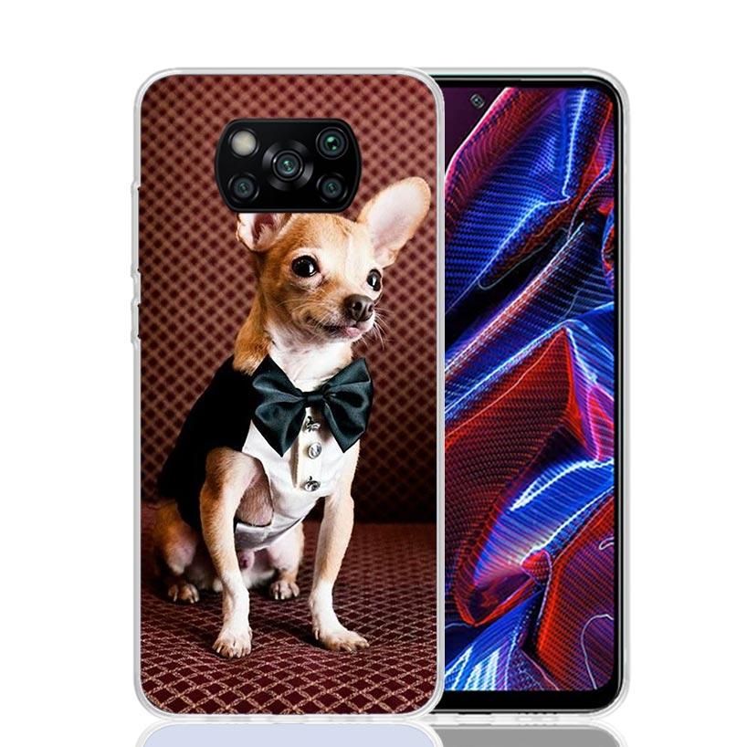 Chihuahua Puppy Teacup Dogs Case Phone Cover for Xiaomi Poco X3 Nfc X5 X6 X7 X4 Gt F7 Ultra F6 F5 Pro F4 F3 M5S M5 M4 M3 5G Tren