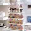 Large Figure Display Storage Box Blind Box Storage Rack Figures Acrylic Clear Ornaments Dust Proof with Lid Boxes Organizer Cute