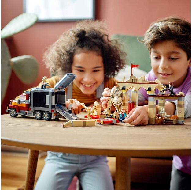 LEGO Jurassic World 76948 Побег тираннозавра и атроцираптора