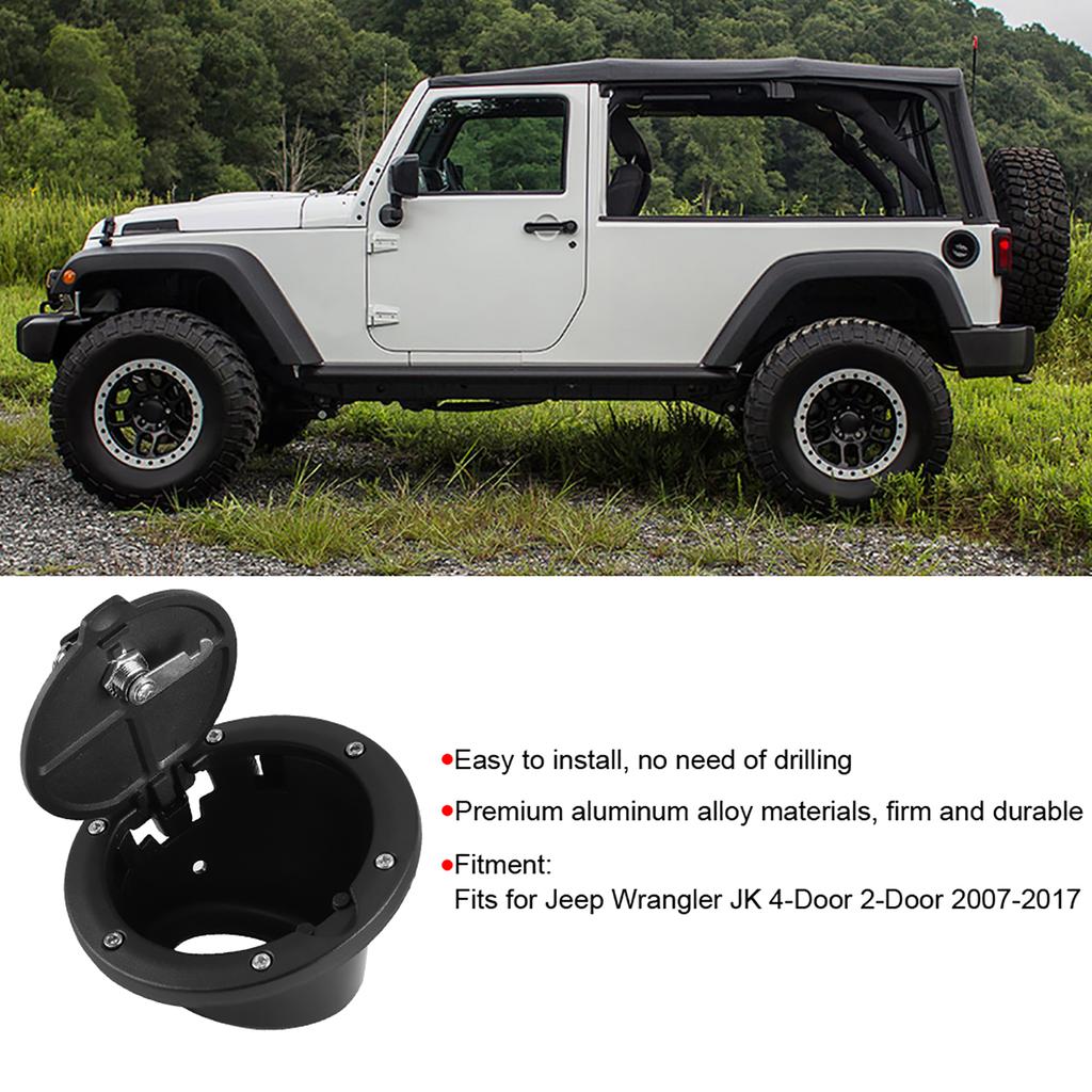 Крышка бензобака с замком для Jeep Wrangler JK 4-дверный 2-дверный 2007-2017