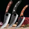 Нержавеющая сталь бытовые кухонные ножи для барбекю нож для рыбы кованый нож для разделки мяса тесак кованый многоцелевой нож с чехлом