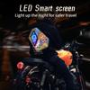 LED Knight Pack Мотоциклетная светящаяся сумка через плечо на одно плечо из твердого материала