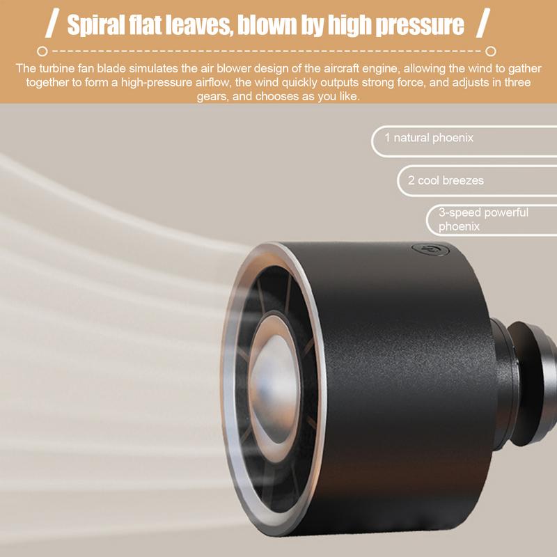 Мини-вентилятор для охлаждения автомобильного воздуховода с подсветкой, USB Автомобильный вентилятор с клипсой для выхода воздуха, 3 уровня регулировки, Автоматические вентиляторы для циркуляции воздуха