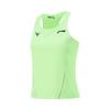 Li Ning Dragon Sparrow Skin-Friendly Breathable Simple Slim Fit Sleeveless Racing Competition Top Vest Women Tops Fluorescent-Light-Green AAYV126-4