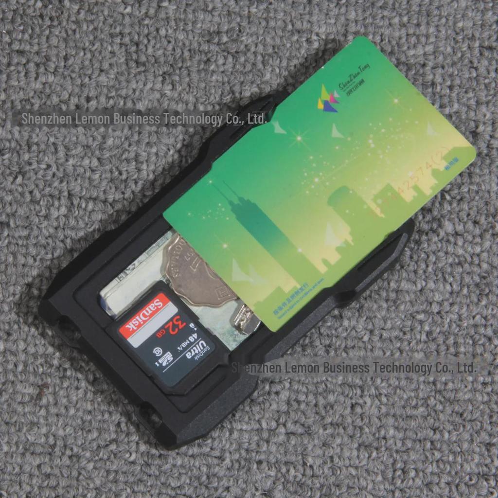 Мужской металлический кошелек и держатель для карт Cross-Border EDC с защитой от кражи RFID