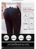 Базовые черные брюки-карандаш большого размера, стройнящие: Тонкая верхняя одежда на весну/осень, леггинсы для женщин