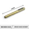 Brushed Gold Bathtub Faucet Set Brass Wall Mounted Hot and Cold Faucet Handheld Shower System Bathroom Shower Mixer Faucet