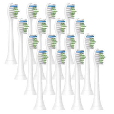 Сменная электрическая зубная щетка, совместимая с Philips Sonicare Сменная щетка Philips Sonicare HX6064 Sonic 4, набор из 16 совместимых щеток