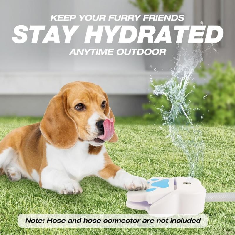 Dog Paws Activated Sprinkler Water Fountain For Outdoor Cooling Play Pet Drinking Water Dispenser Sprinkler Toy