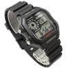 Casio Цифровые часы с мировым временем AE-1200WH-1AV, черные, международная версия, параллельный импорт