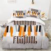 Lightweight Music Bedding Set 3D Duvet Cover 2/3 Pieces AU/DE/EU Full Size Double Quilt Cover Boys Music Enthusiast Room Cover Birthday Gift