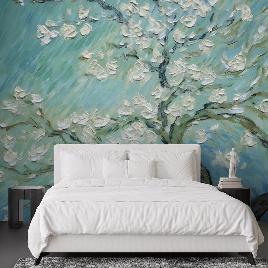 Wallpaper Almond tree in blossom - V. van Gogh