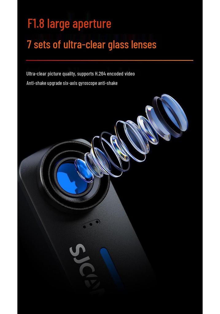 SJCAM C110+ 4K Мотоциклетная экшн-камера «Большой палец» для FPV-съемки