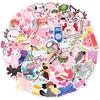 50 Cute Newt Series Stickers Cartoon Animal Newt Axolotl Doodle Stickers DIY Giant Salamander Stickers