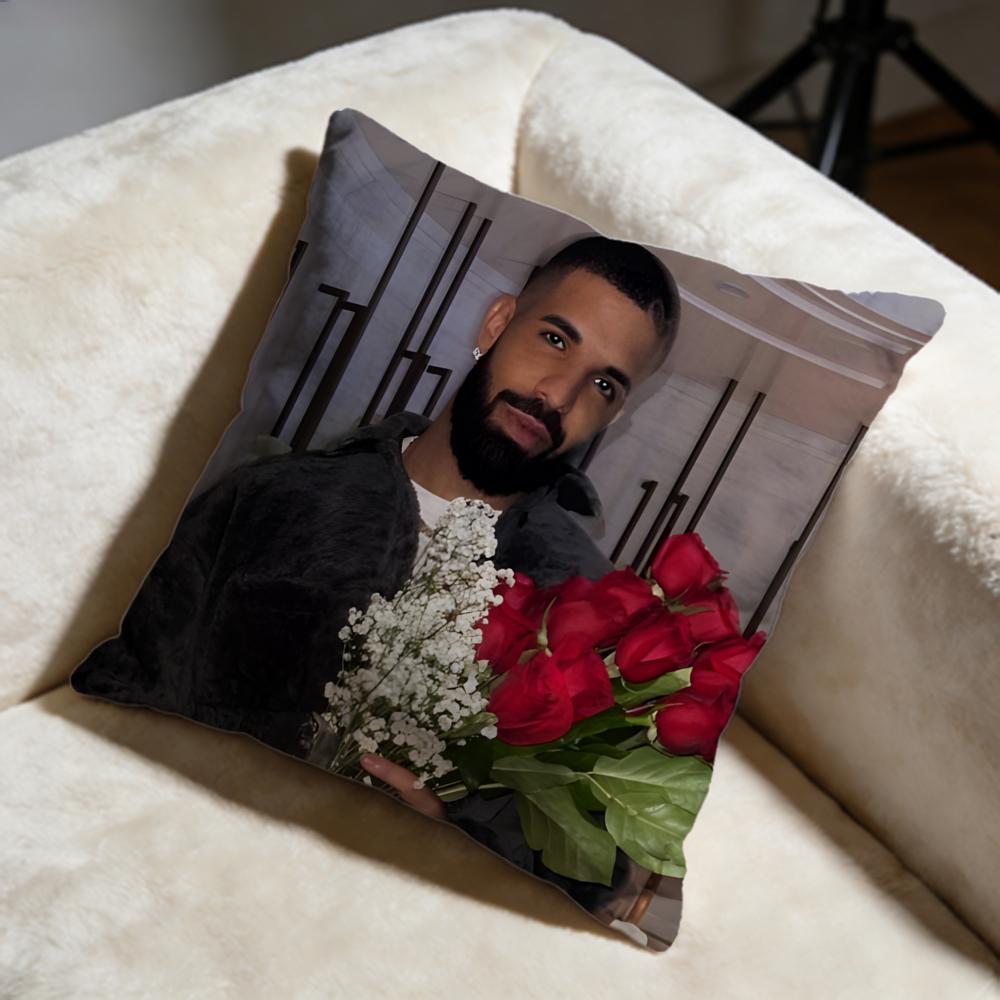 Stylish Ddrakeing Cushion Cover Soft Decorative Pillow Case Suitable for Bedroom Sofa Car Travel Use