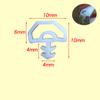 Новое поколение силиконовых резиновых уплотнительных полосок, звукоизолирующих двери, уплотнительные ленты для дверей/окон, щелевого типа, квадратные, премиум-класса