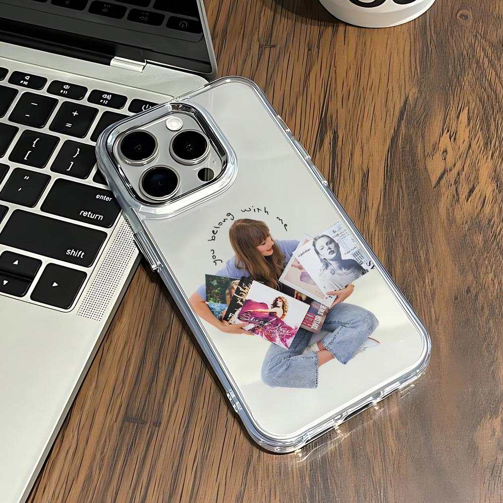 S-Swift Singer T-Taylor Чехол для телефона для iPhone 17 16e 16 15 14 13 12 11 mini Pro Max X XR XSMAX 8 7 Air Plus Прозрачная крышка