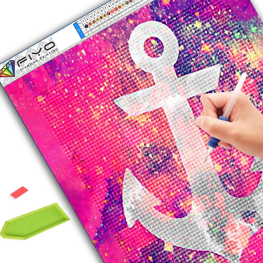 5D DIY Diamond Drawing Cartoon Cartoon Full Diamond Square/round Diamond Embroidery Cross-stitch Set Home Wall Decorative Art