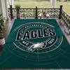 Мягкий напольный ковер с узором Philadelphia Eagles, ковер для гостиной, декоративный коврик для украшения дома