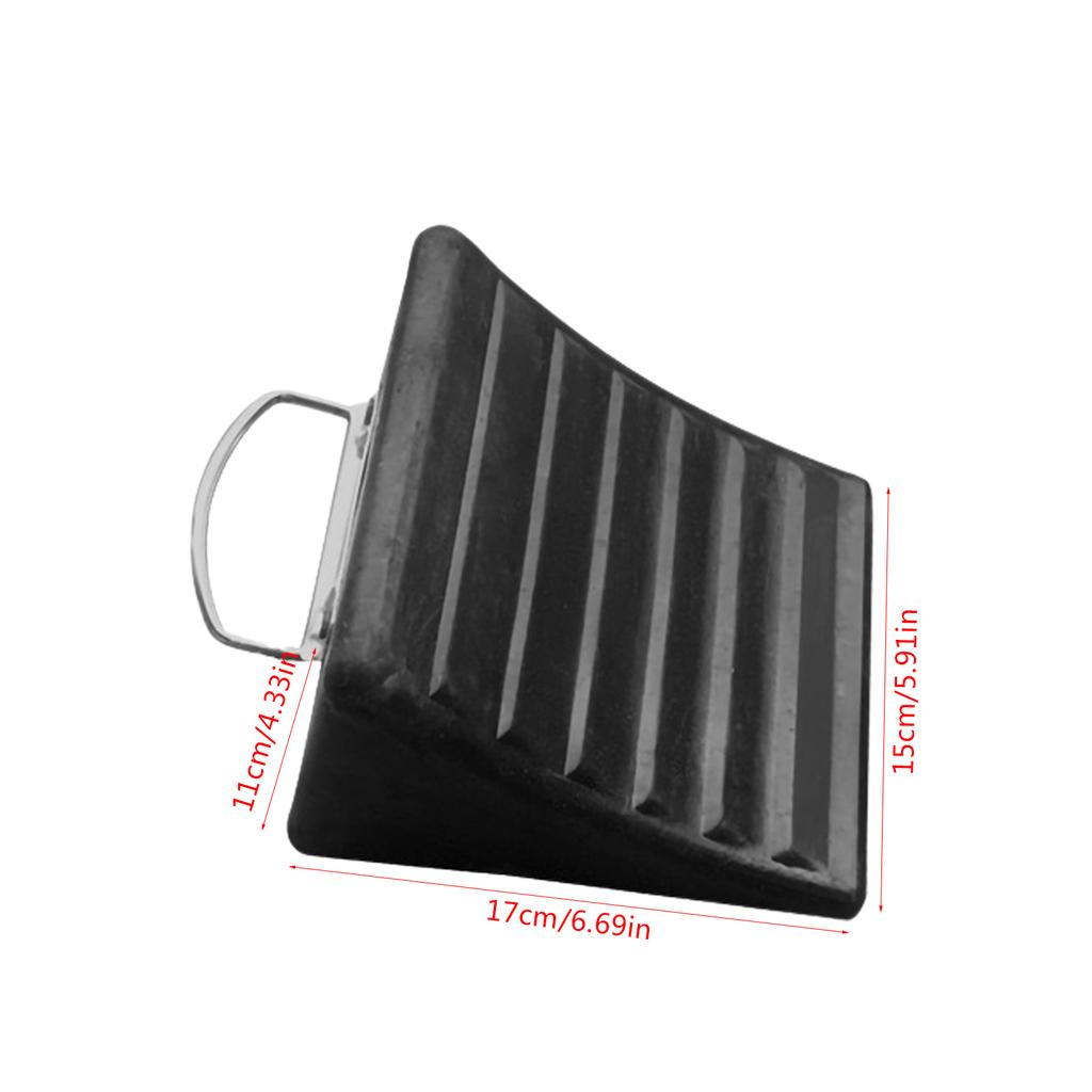 Car Tyre Slip Stopper Control Wheel Alignment Tire Pad For Car Trailer Truck RV Camper Handles Rubber Wheel Chocks Blocks