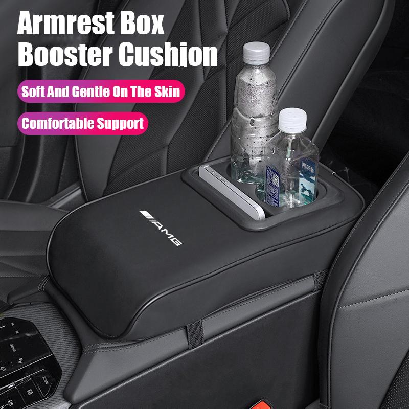 JBCR1 Car Armrest Mat Center Console Protection Cushion With 2 Cup Holder For Mercedes Benz AMG W205 W204 W206 W213 W212 W211 W222 W22