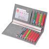 Длинный холщовый кошелек мужской новый ультратонкий простой однотонный синий студенческий тканевый кошелек кардхолдер