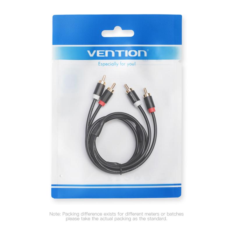 Vention 2RCA To 2RCA Audio Cable Male To Male for Home Theater DVD 1m1.5m2m Cable