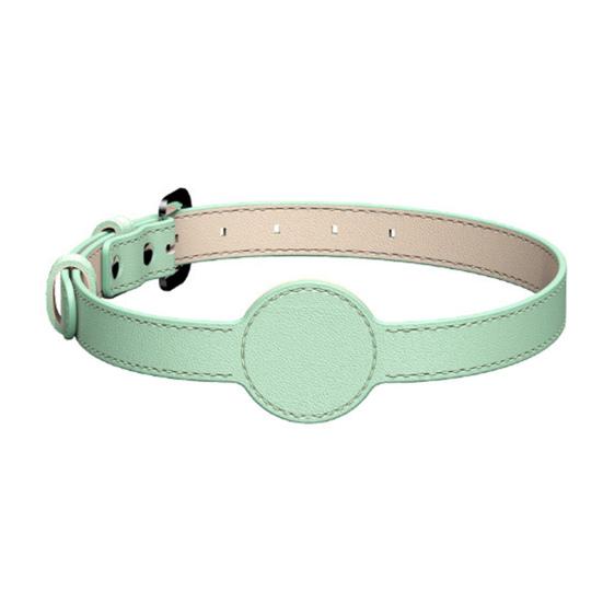 Ошейник для кошек из искусственной кожи с GPS-навигацией, однотонный ошейник для домашних животных, регулируемая длина, простая установка, водонепроницаемый ошейник для домашних животных