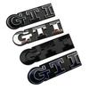 LMN1 VW 2026 Hot Metal GTI Logo Car Front Grille Emblem Badge for Volkswagen Polo Caddy Golf 4 5 6 8 Jetta Tiguan Touran Passat T-Roc