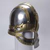 Шлем викинга, средневековые доспехи рыцаря-тамплиера-крестоносца, шлем воина-лерпа викинга, сталь, латунный шлем