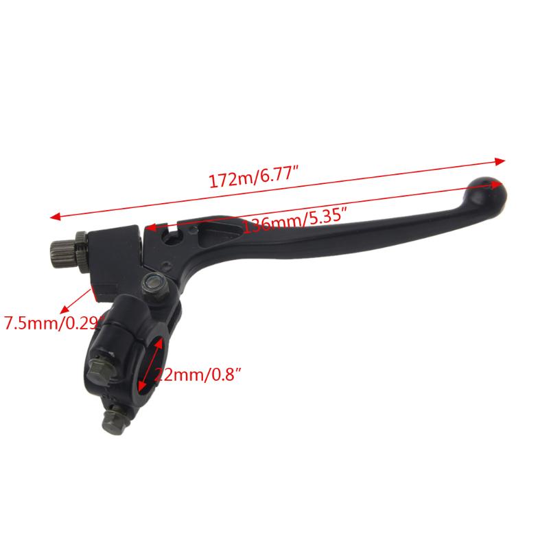 7/8 ''левый универсальный руль мотоцикла тормозной трос рычаг сцепления для мотоцикла ATV