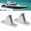 2 Pcs Deck Hinge Mount Bimini Top Fitting Hardware Stainless Steel Ship Accessories for Marine Boat