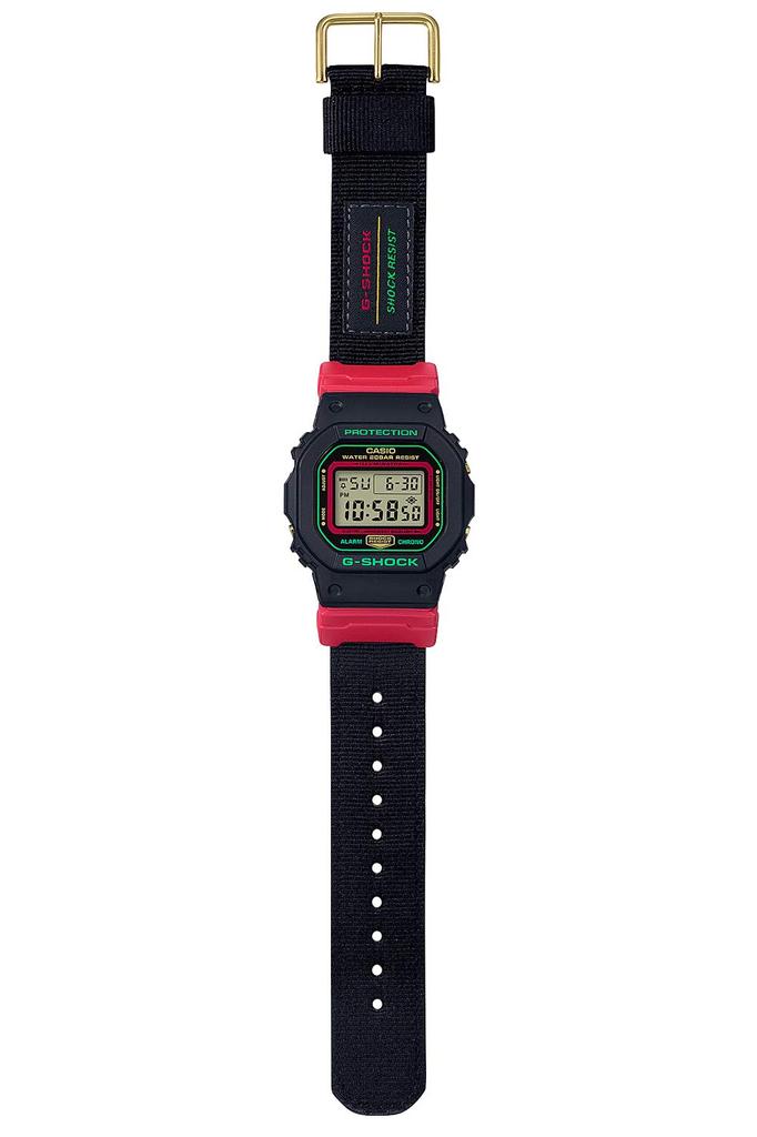 Часы Throwback 1990s Black [Casio] G-Shock [] DW-5600THC-1JF Мужские