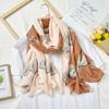 Autumn New Cotton Linen Scarf Female Ins Wind French Retro Belt Long Scarf Decorative Thin Shawl