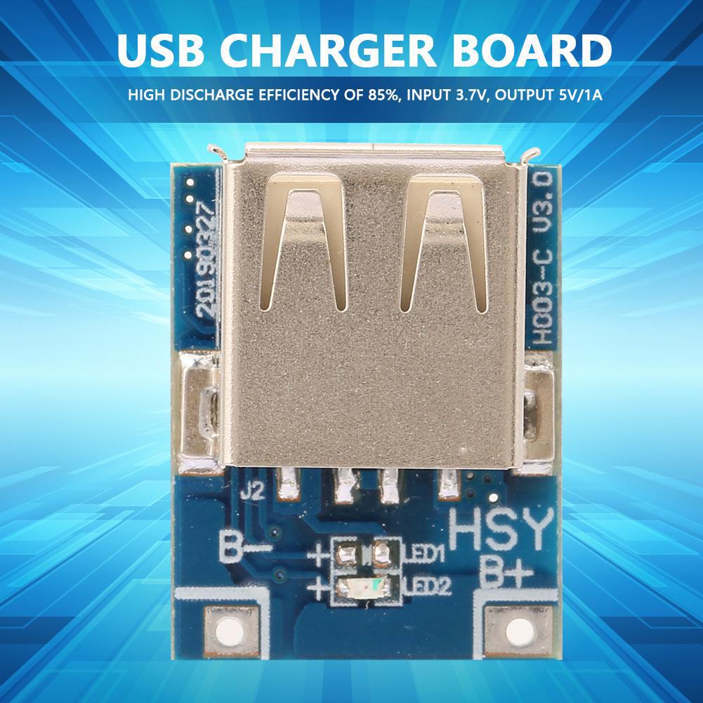 10 шт. 5 В 1 А USB-батарея, плата защиты от заряда и разряда, модуль повышения напряжения