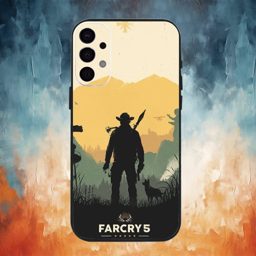 Игровой Захватывающий Открытый Мир f-Far Crys Чехол для Телефона Для Samsung S26,25,24,23,22,30,21,10,9,Ultra,Plus,Lite Черный Мягкий Чехол