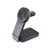 Tech-Protect Qi15W-A28 3In1 Magnetic Magsafe Wireless Charger Black
