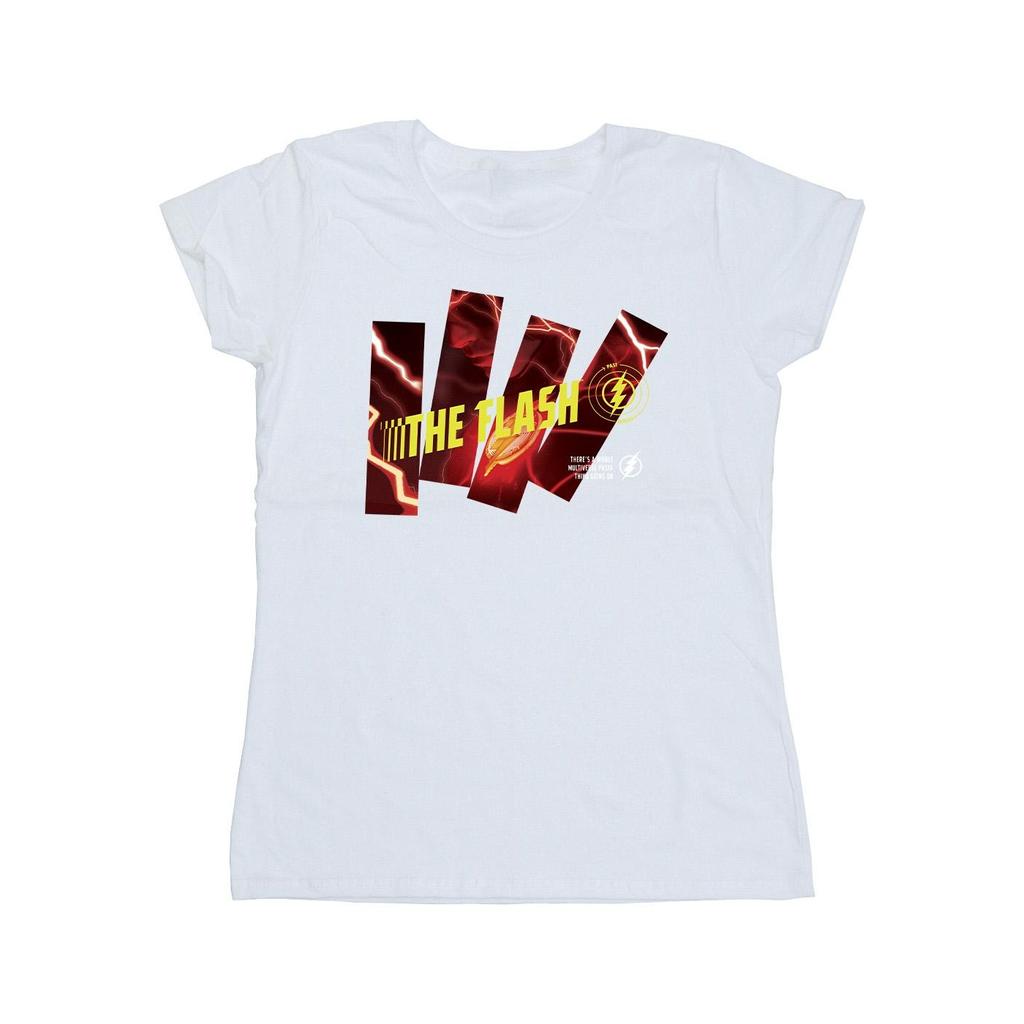DC Comics Womens/Ladies The Flash Pillars Cotton T-Shirt
