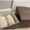 Б/у GUCCI Gucci женские часы розовый циферблат квадратный серебристый