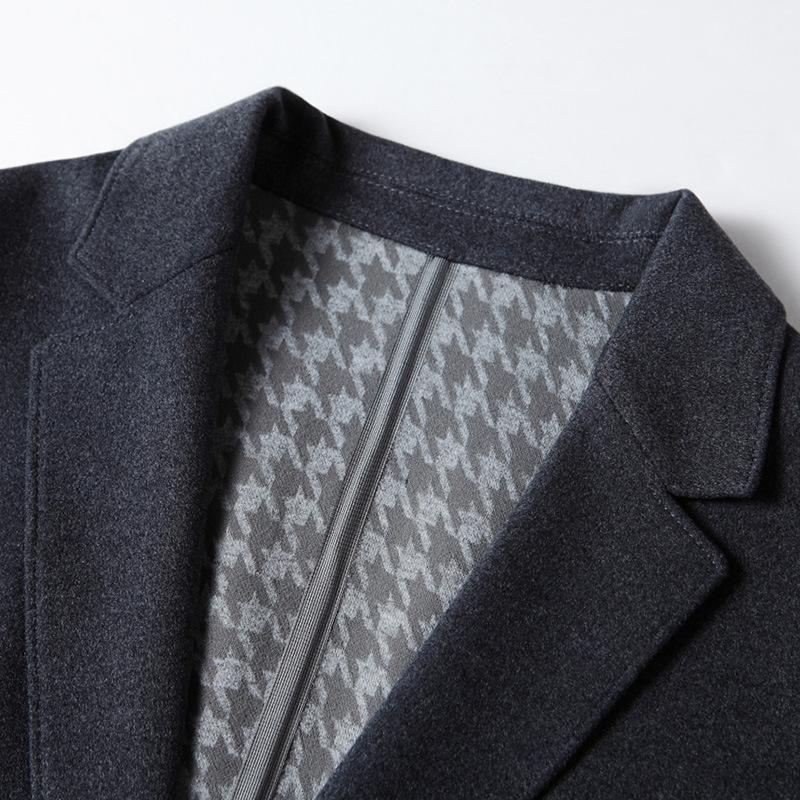 Весна и осень Легкий роскошный деловой однотонный пиджак для среднего возраста и молодежи в западном стиле из плотного трикотажа