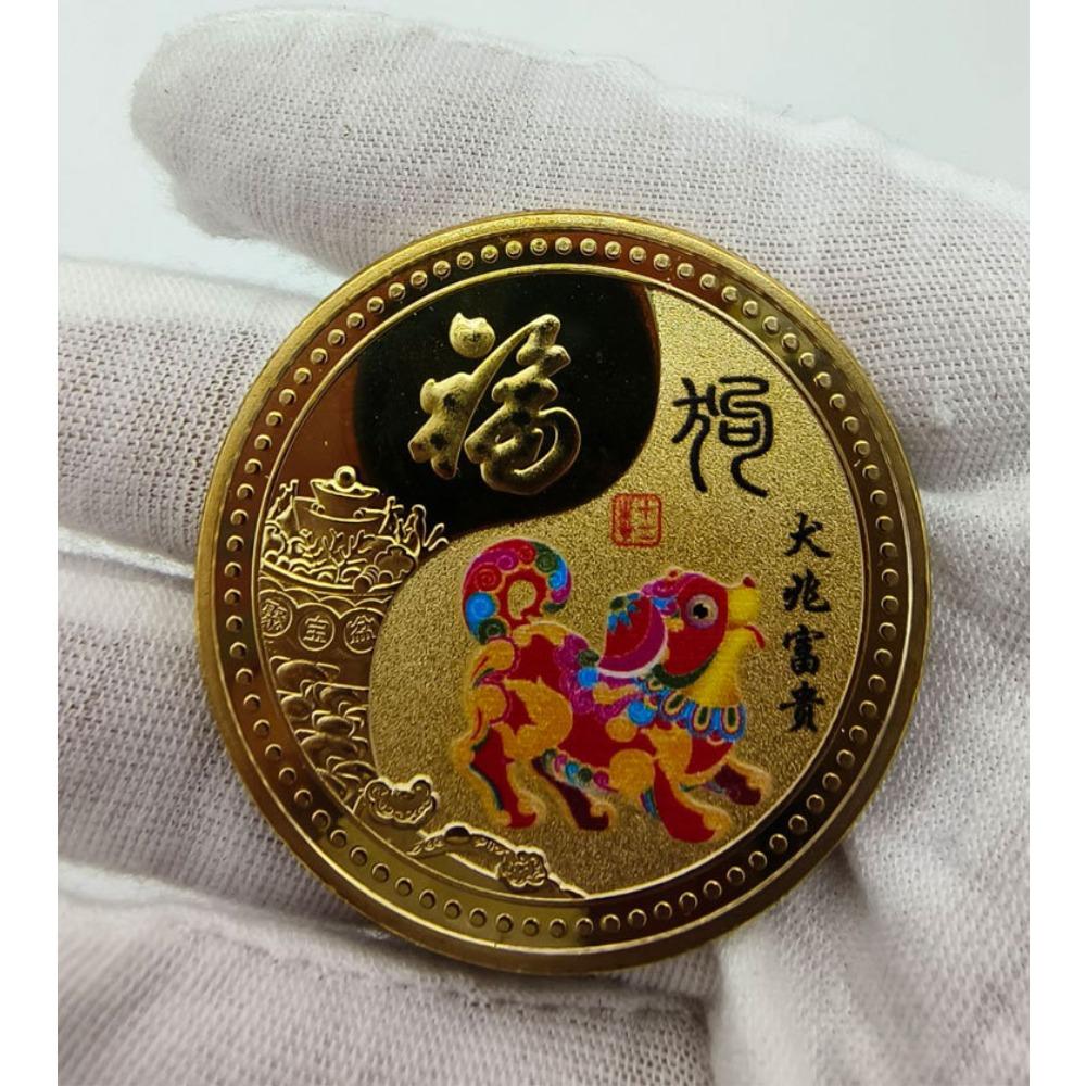 Двенадцать памятных медалей зодиака, цветные, 4,5 мм, золотые монеты зодиака, изделия ручной работы, рождественский подарок, наполнители для чулка