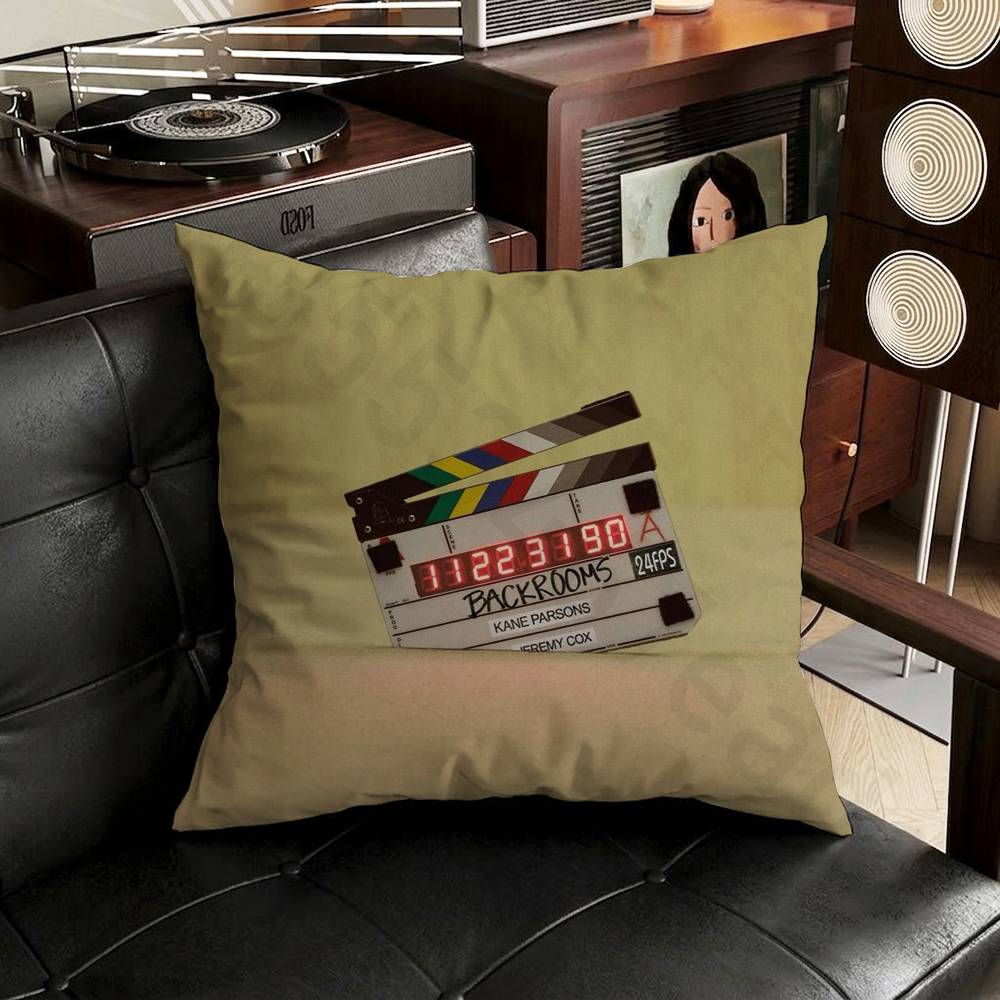 The BBackrooms movie Pillow Case Pillow Case Living Room Sofa Cushion Cover Suitable For Home Bedroom Room Decoration