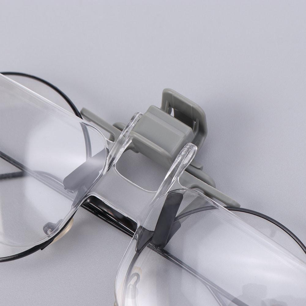 Acrylic Optical Lens Head-mounted Magnifier 2X Magnification Flip Up Spectacles Reading Assistance