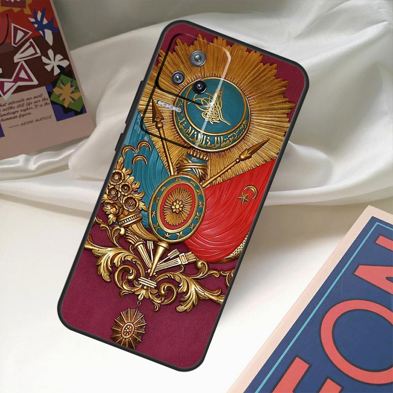 Чехол с гербом Османской империи для POCO X6 Pro M6 X5 X3 M5s F3 F5 Xiaomi 14 Ultra 13 12 Lite 11T 12T 13T Pro Coque