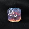 Lab-Created Opal Loose Gemstone Multi-Color 11.05 ct Square Cut October Birthday Birthstone