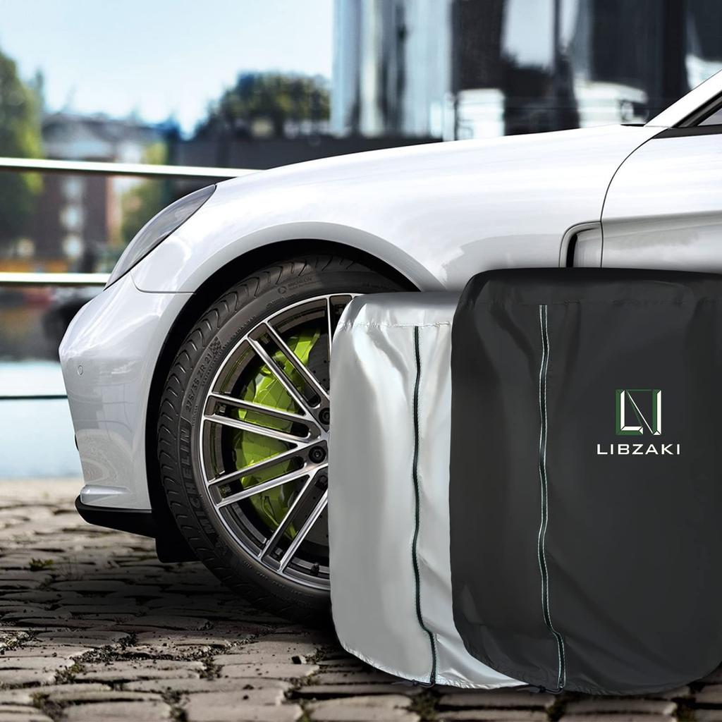 Чехол для шин Libzaki Уличный водонепроницаемый Хранение 4 шин Толстый 300D, Ширина 33,5 дюйма х